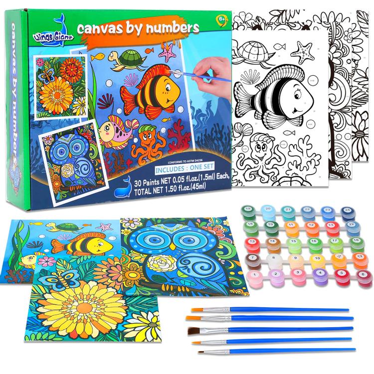 Kids' Paint By Number Kits