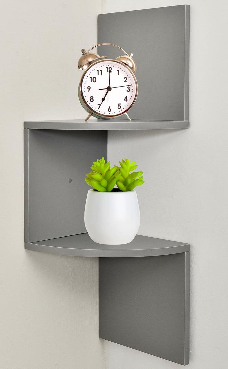 Organize Your Home with Greenco Corner Shelves.